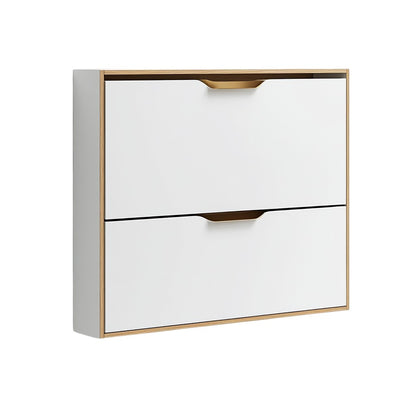 Kedrum Ultra-Slim Hidden Tipping Shoe Cabinet