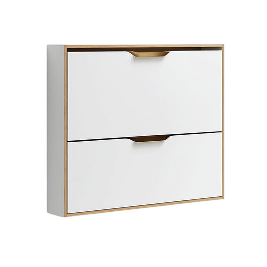 Kedrum Ultra-Slim Hidden Tipping Shoe Cabinet